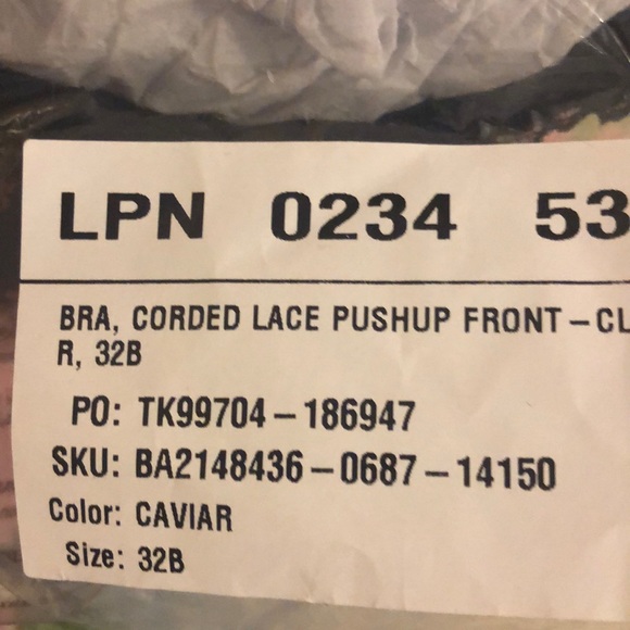 Black fenty savage push up bra with racer back - Picture 4 of 16